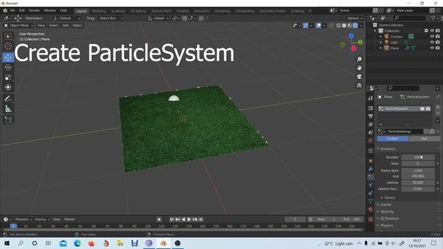 Create realistic 3D grass in blender | Blender 2.93 | Blender latest | Subscribe смотреть онлайн