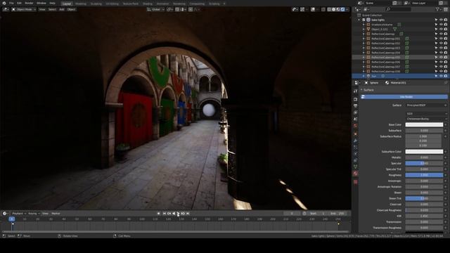 Sponza Scene rendered in Blender 2.8 Eevee смотреть онлайн
