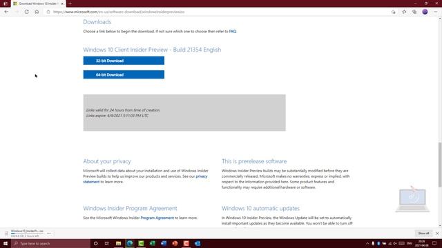 Get Windows 10 Insider Preview Build 21354 ISO NOW! смотреть онлайн