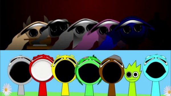 Спрунки sprunki pop vs Sprunki Phase 4 Durple