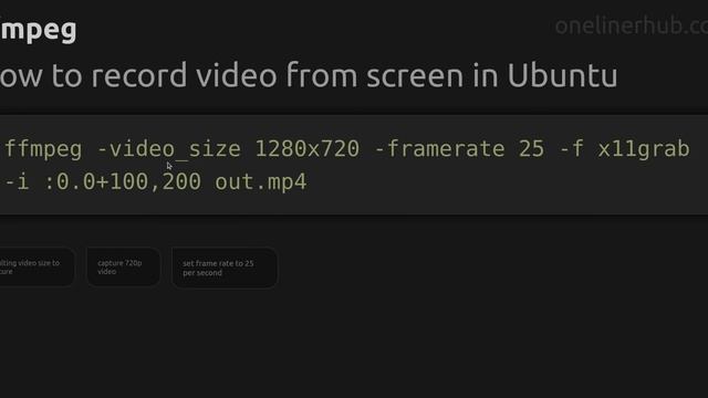 How to record video from screen in Ubuntu #ffmpeg смотреть онлайн