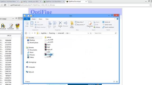 Minecraft- How to get Optifine 1.4.6 смотреть онлайн