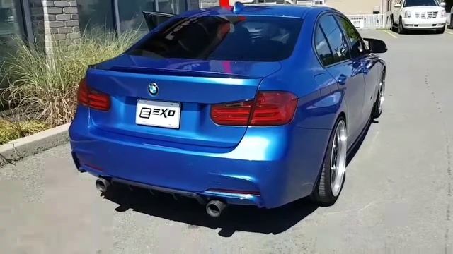 BMW F30 335i xDrive N55 fitted with a Catted ER Downpipe смотреть онлайн