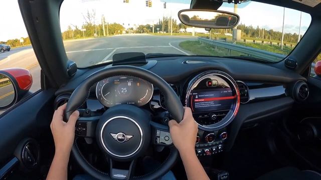 2022 MINI Cooper JCW CONVERTIBLE - POV TEST DRIVE смотреть онлайн