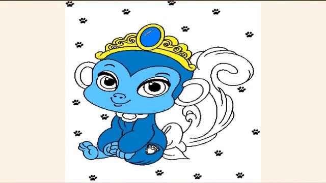 Disney Princess Palace Pet Nyle |Whisker Haven Tales Coloring Pages| Раскраска Королевские питомцы