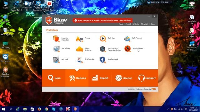 Tdtart Bkav Pro 2016 Internet Security key lic 2020 смотреть онлайн