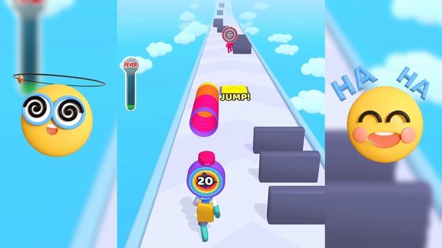 Layer Man 3D: Run & Collect iOS, Android Walkthrough Pro Game Mobile (Level Up Big Head Man Run смотреть онлайн