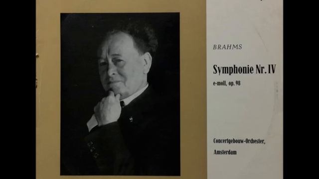 Brahms symphony No,4 Mengelberg Concertgebouw orchestra Amsterdam '38 смотреть онлайн