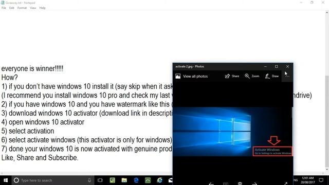 Windows 10 Product key Giveaway Result смотреть онлайн