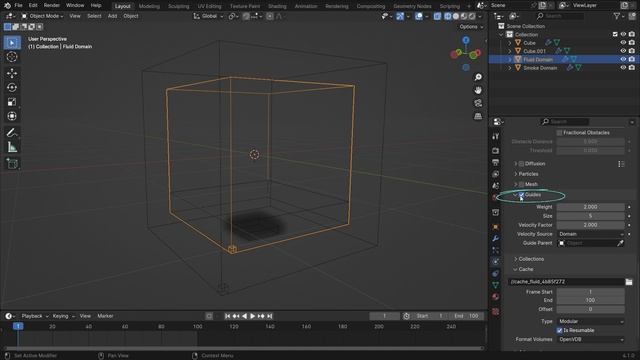 Fluid Simulation Domain And Object Guiding | Blender 4.1 Tutorial смотреть онлайн