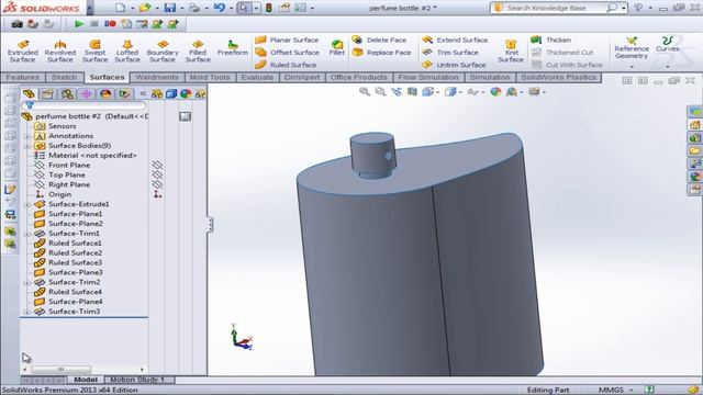 SolidWorks Perfume Bottle: Expert Surface Modeling Tutorial | Assignment Help Available смотреть онлайн