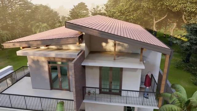 3D modeling of a house in Archicad смотреть онлайн