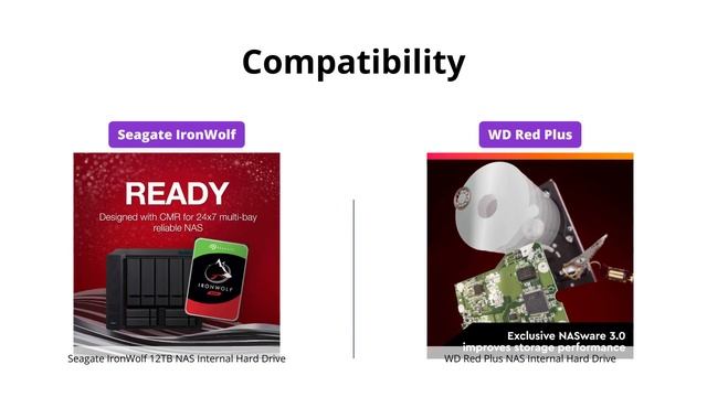 Comparing Seagate IronWolf vs WD Red Plus NAS HDDs смотреть онлайн