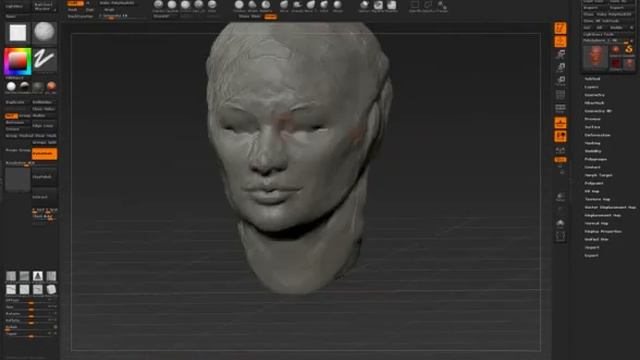 zBrush 4 : Speed sculpting 1/3 by Hydropix смотреть онлайн