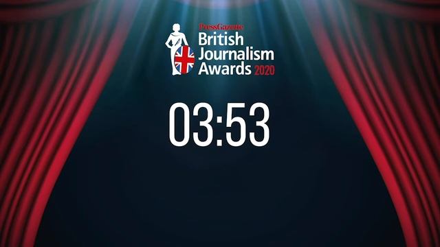 British Journalism Awards 2020 - full awards video смотреть онлайн