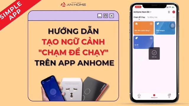 [ANHOME] HƯỚNG DẪN TẠO NGỮ CẢNH “CHẠM ĐỂ CHẠY” TRÊN APP ANHOME смотреть онлайн