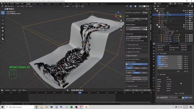 Model, Texture, Fluid Simulation, Render in Blender 3.6 | Full Simulation Workflow in One Sitting! смотреть онлайн