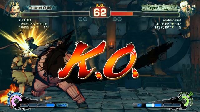 rin1581 (IB) vs realvocalist (RU) | SSF4: Arcade Edition PC - Ranked Match смотреть онлайн