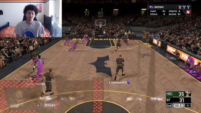 AMETHYST JAYLEN BROWN DROPS 73 POINTS AND DUNKS ON EVERYONE! INSANE DEBUT! NBA 2K18 MYTEAM GAMEPLAY смотреть онлайн