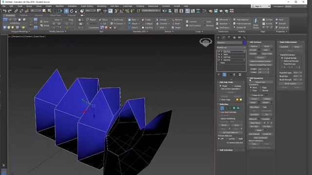 3Ds Max- tutorial -edit Poly build a screw-Tutorial- 1 смотреть онлайн