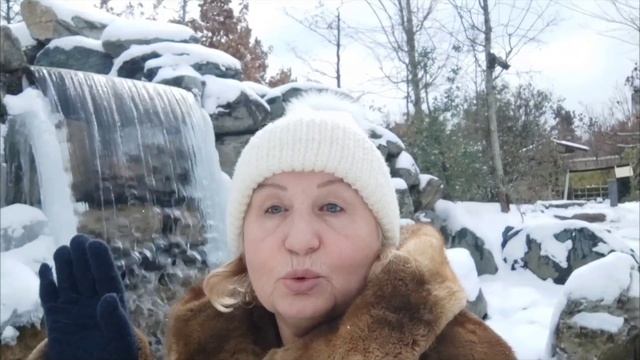 Прогулка по зимнему японскому саду в Краснодаре. смотреть онлайн