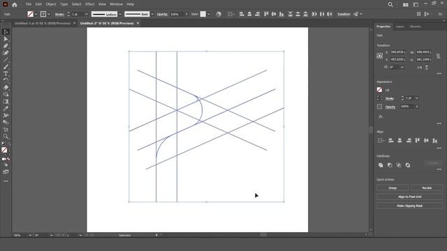 P Logo 2024 - Adobe Illustrator смотреть онлайн