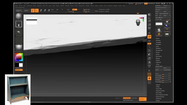 TUTORIAL | MAYA | ZBRUSH | SUBTAN PAINTER | Simple Prop Part 02 - 3D Zbrush Sculpting - Wood смотреть онлайн