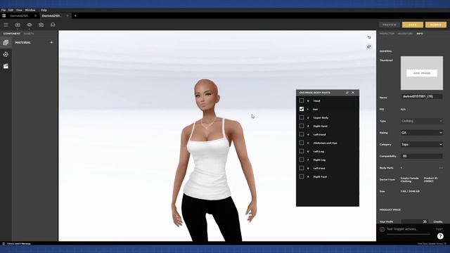 Introduction to IMVU Body Parts – IMVU Studio смотреть онлайн