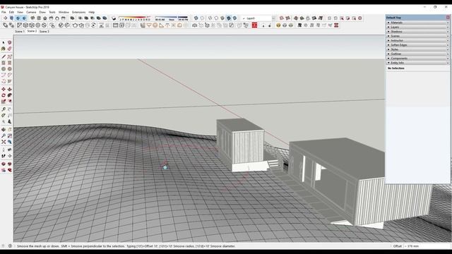 Vray for Sketchup | Exterior Visualization 04 | Modern House Weathered Metal Exterior смотреть онлайн