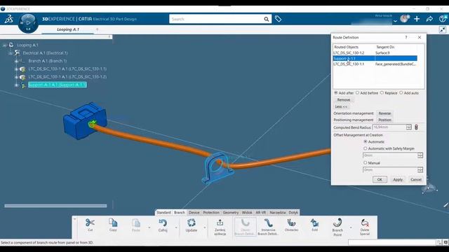 3DEXPERIENCE CATIA – Tworzenie pętli na wsporniku смотреть онлайн