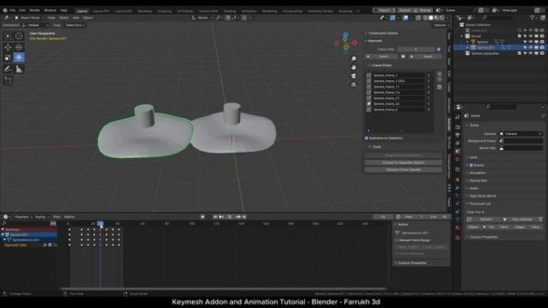 Easy Stop Motion Animations - Keymesh (Free Addon) - Blender