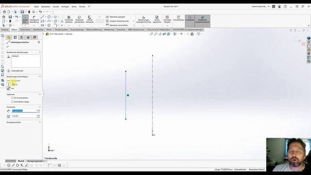 SolidWorks für Einsteiger Teil 1-1 (Mittellinie) смотреть онлайн