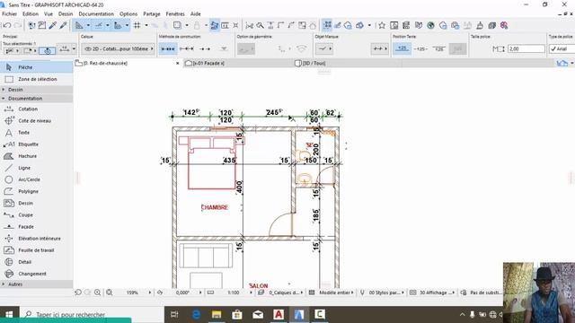 4/PARTIE 4 : ARCHICAD/COMMENT FAIRE UNE COTATION / LE TEXTE D'UN PLAN SUR ARCHICAD смотреть онлайн