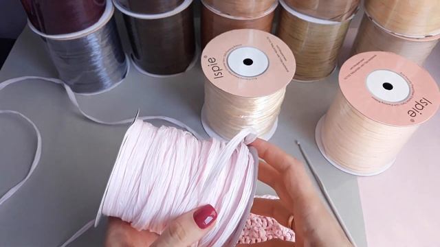 Обзор рафии. Рафия Ispie. Что свяжем из рафии крючком?