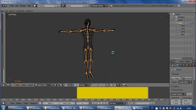 Auto-rigging add-on for Blender смотреть онлайн