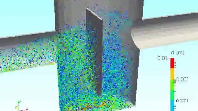 CFD Stormwater Filter With Particles