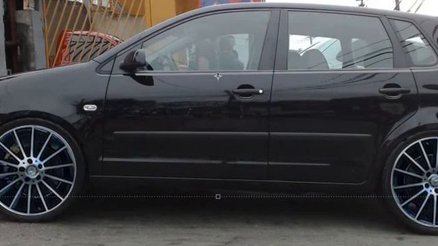 VW POLO 2007 COM RODAS DA MERCEDES C400 смотреть онлайн