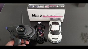 #miniz #kyosho New Kyosho awd review  Mini z ma030 evo unboxing and drift test part 1