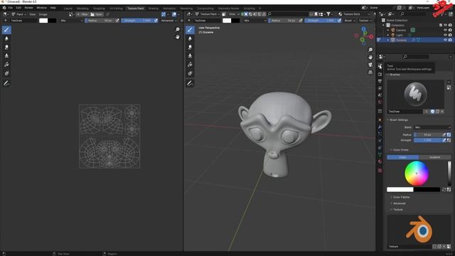 Blender - Texture Paint with Stencils смотреть онлайн