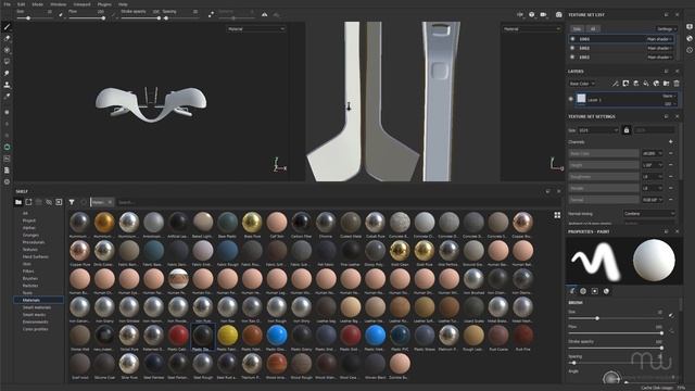 C4D to RizomUV to Substance Painter: A Workflow - Part Two смотреть онлайн