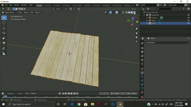 Simpal UV Texcher Maping of planks l BLENDER l l 3D RENDER l l ARTOHOLIC l смотреть онлайн