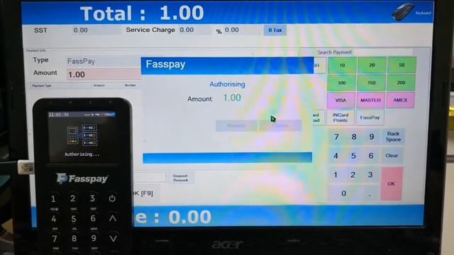 Fasspay Integrate with SmartPOS смотреть онлайн