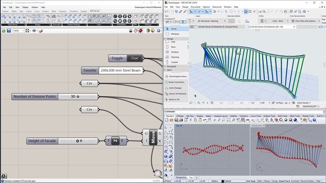 ARCHICAD 23 - ARCHICAD-Grasshopper Canlı Bağlantısı Grashopper Elemanlarının Kilidini Açma смотреть онлайн