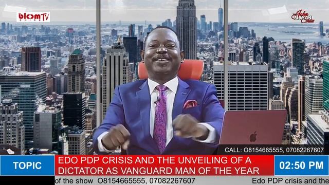 EDO PDP CRISIS AND THE UNVEILING OF A DICTATOR AS VANGUARD MAN OF THE YEAR, The John Mayaki Show смотреть онлайн