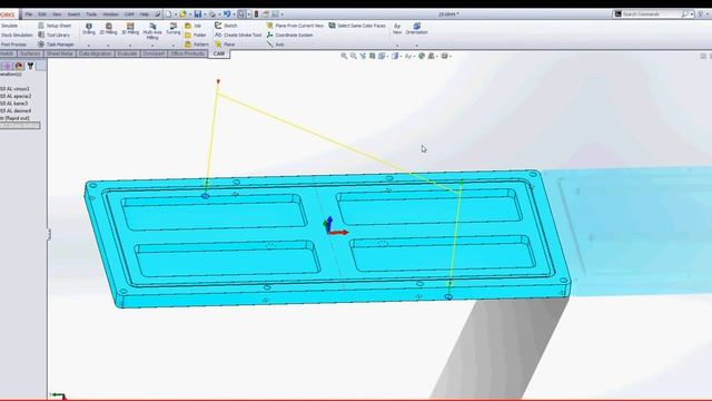 HSMWorks milling part65 смотреть онлайн