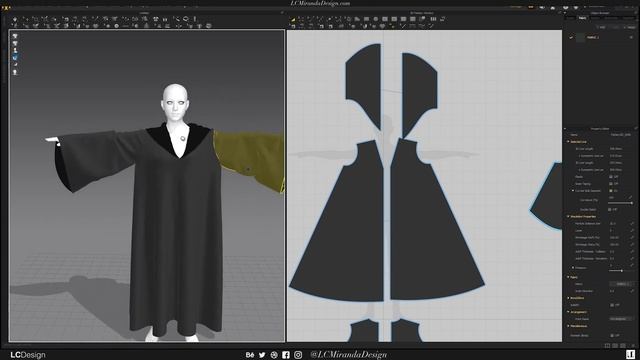 Creating a HARRY POTTER Hogwarts Robe + Importing MIXAMO to Marvelous Designer (@LuisMiranda4D) смотреть онлайн