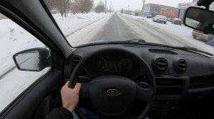 2016 LADA Granta POV TEST DRIVE