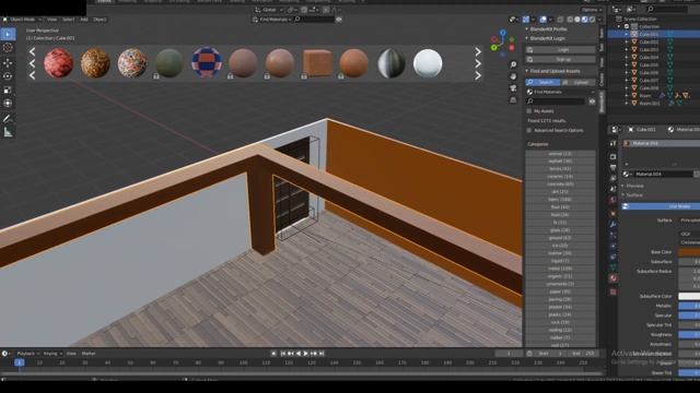 Blender 2.8 || Interior Design Timelapse 2D to 3D смотреть онлайн