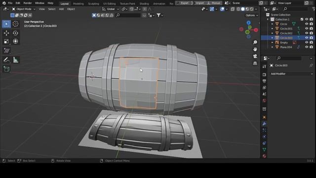 How to make Game ready explosive barrel in [Blender],[Substance painter],[Zbrush] P1 Modelling смотреть онлайн