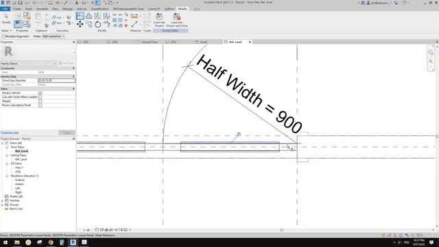 Revit Exercise (Day 834) Create door/curtain panel using the louver panel from Day 831 смотреть онлайн